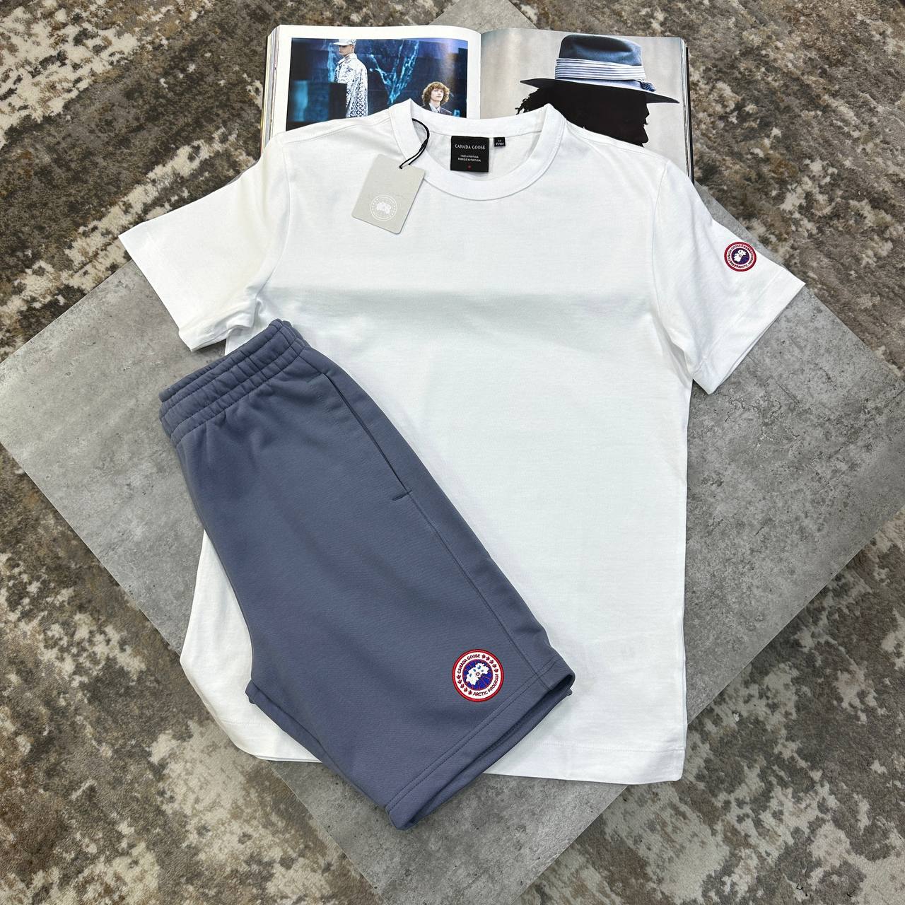 Top quality Canad goos shorts set ha2906