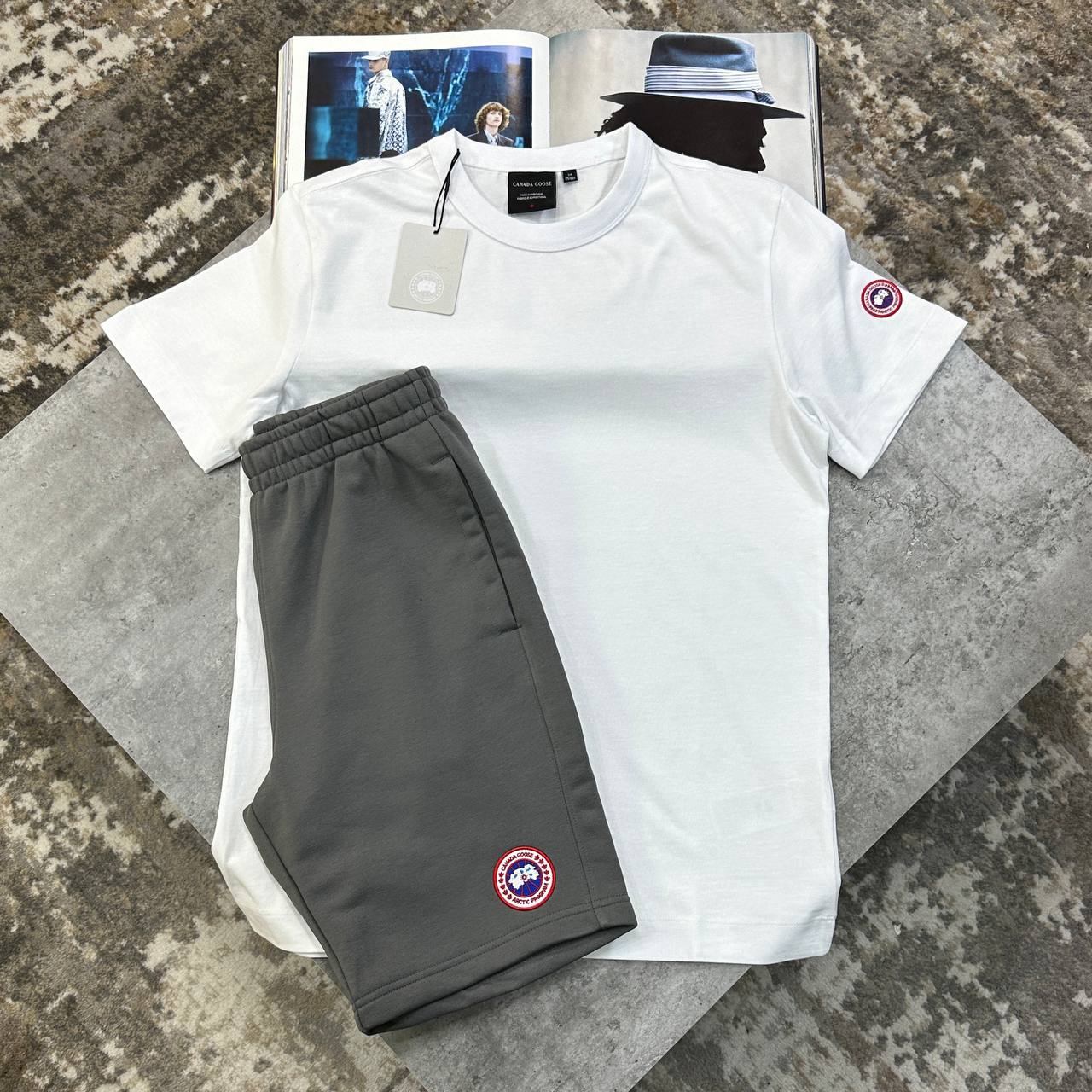 Top quality Canad goos shorts set ha2906
