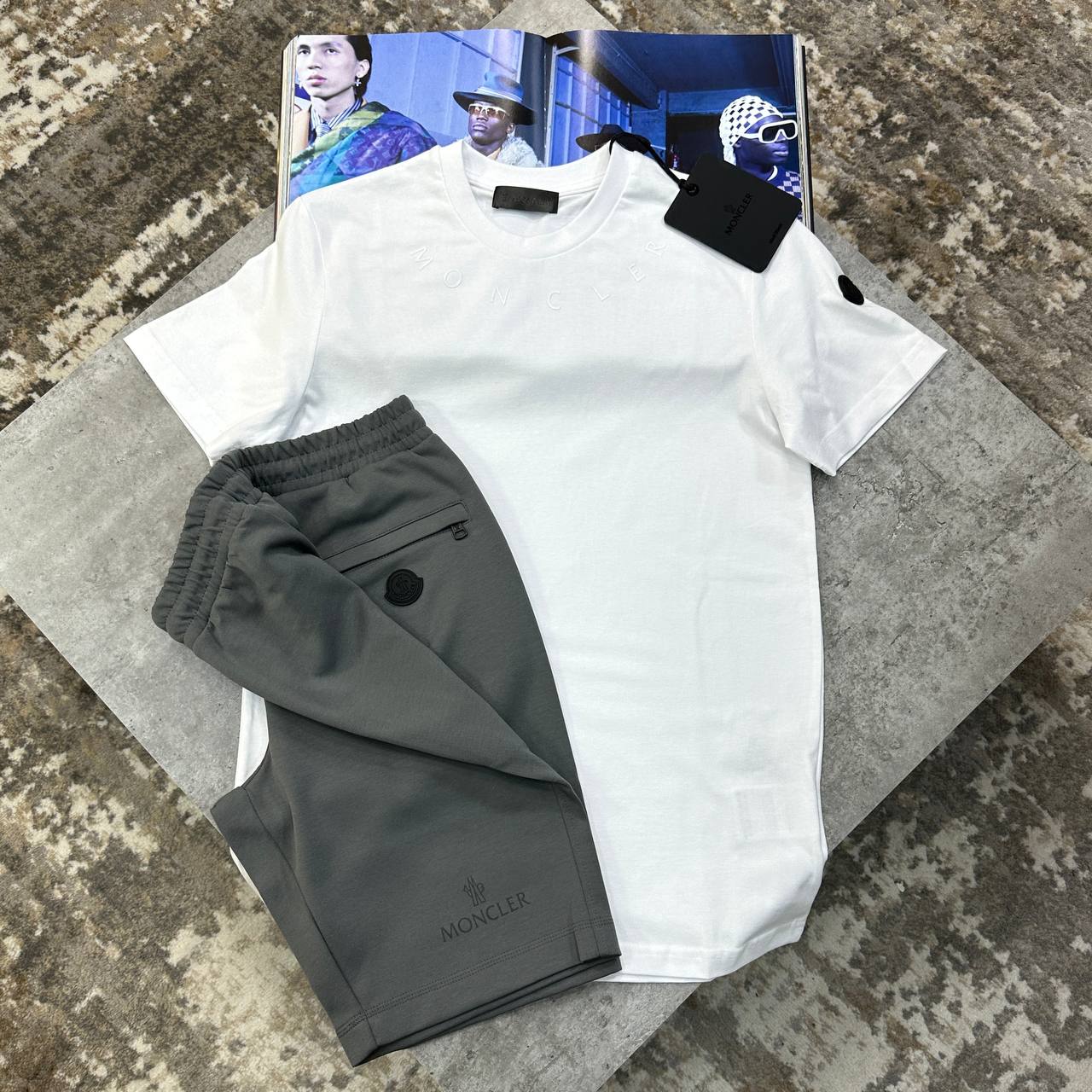 Top quality Moncle shorts set ha2906