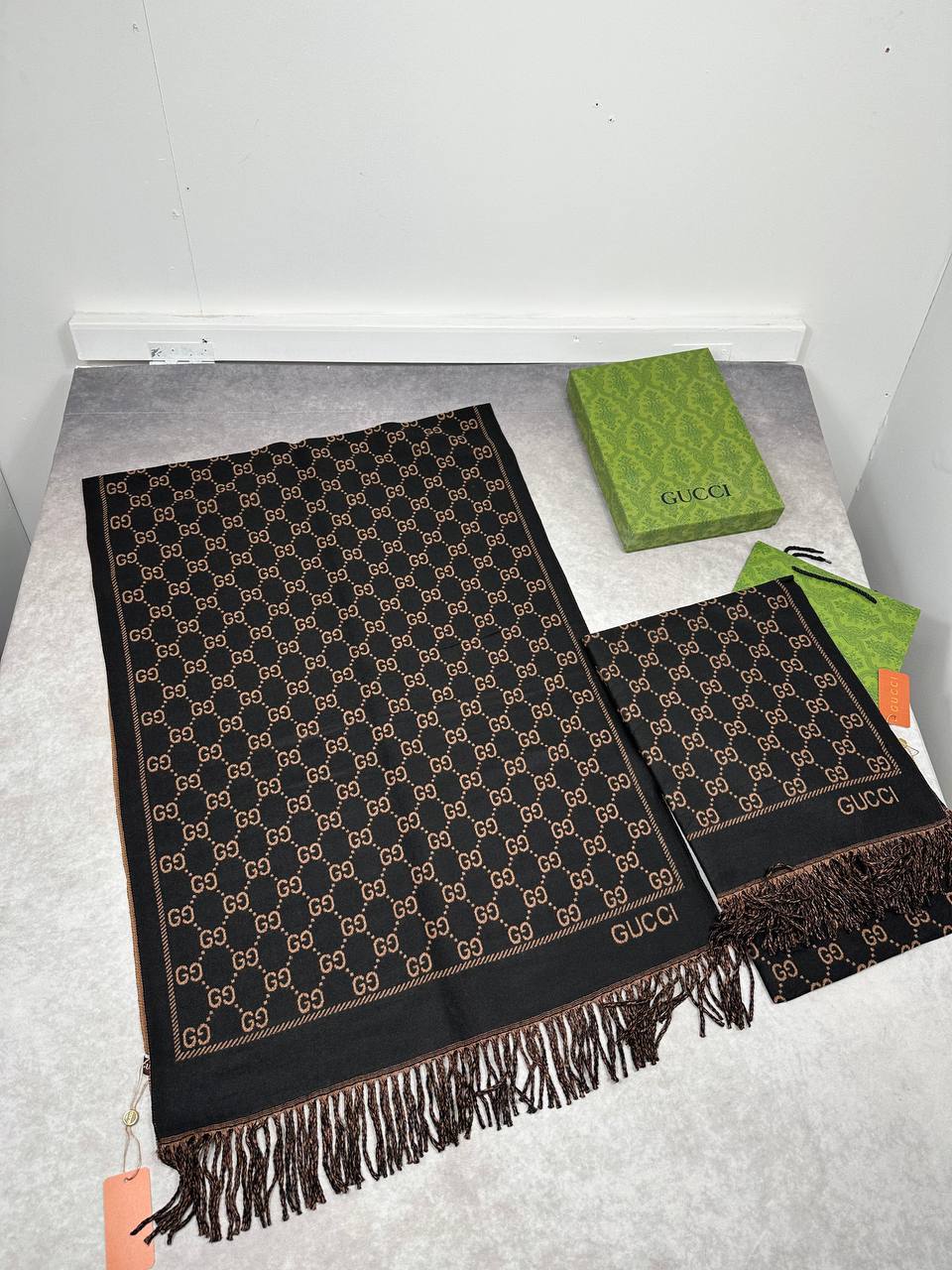 SUPER CLON GUCC CASHMERE SCARF COME WITH BOX am2908