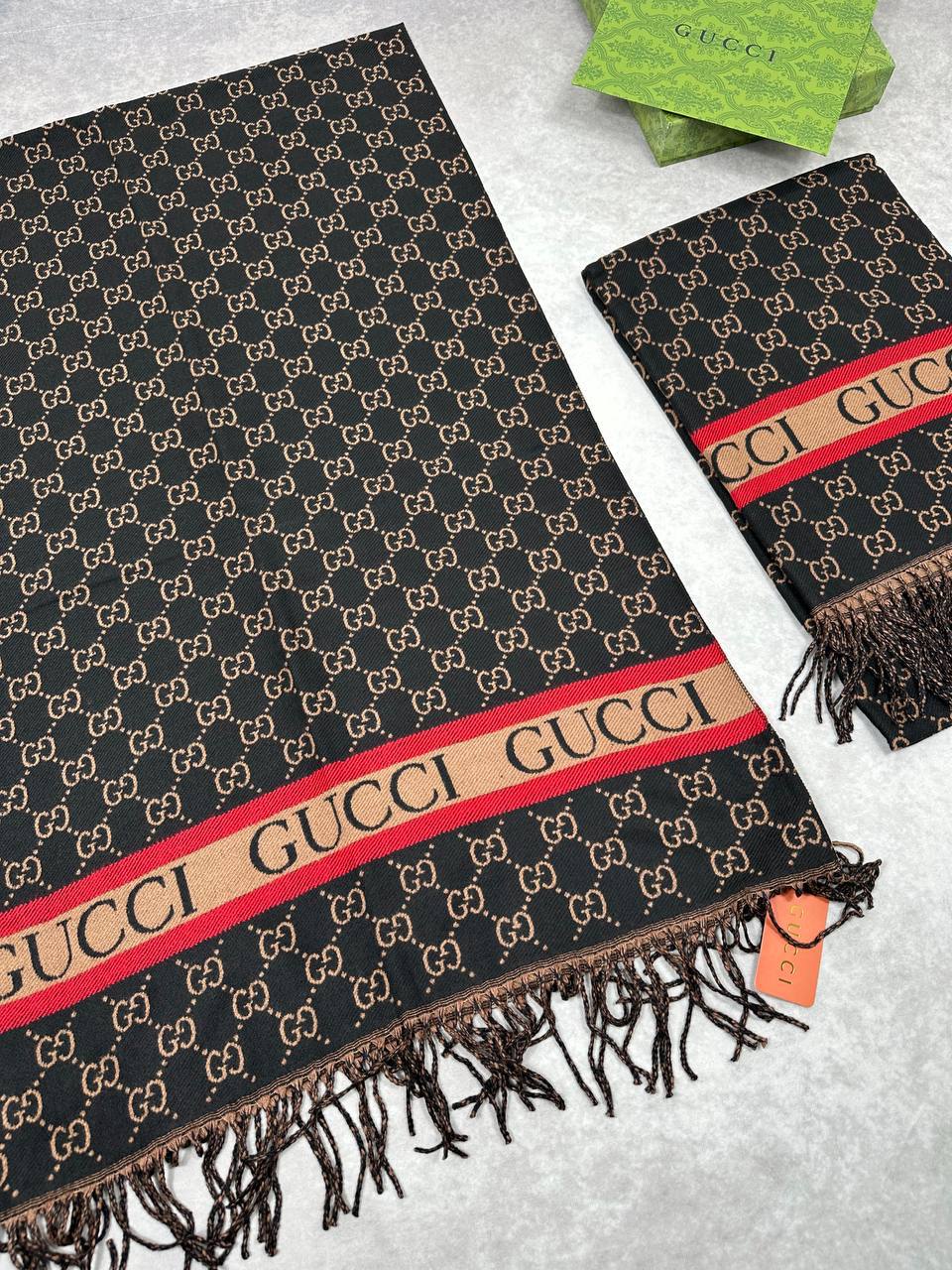 SUPER CLON GUCC CASHMERE SCARF COME WITH BOX am2908