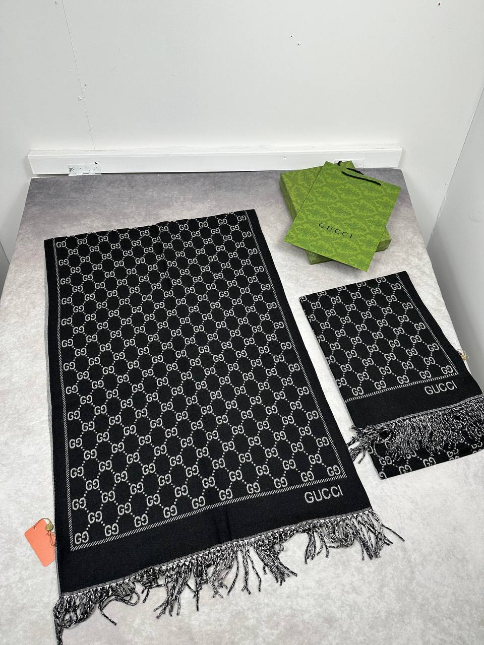 SUPER CLON GUCC CASHMERE SCARF COME WITH BOX am2908
