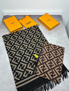SUPER CLON FEND CASHMER SCARF COME WITH BOX am2908