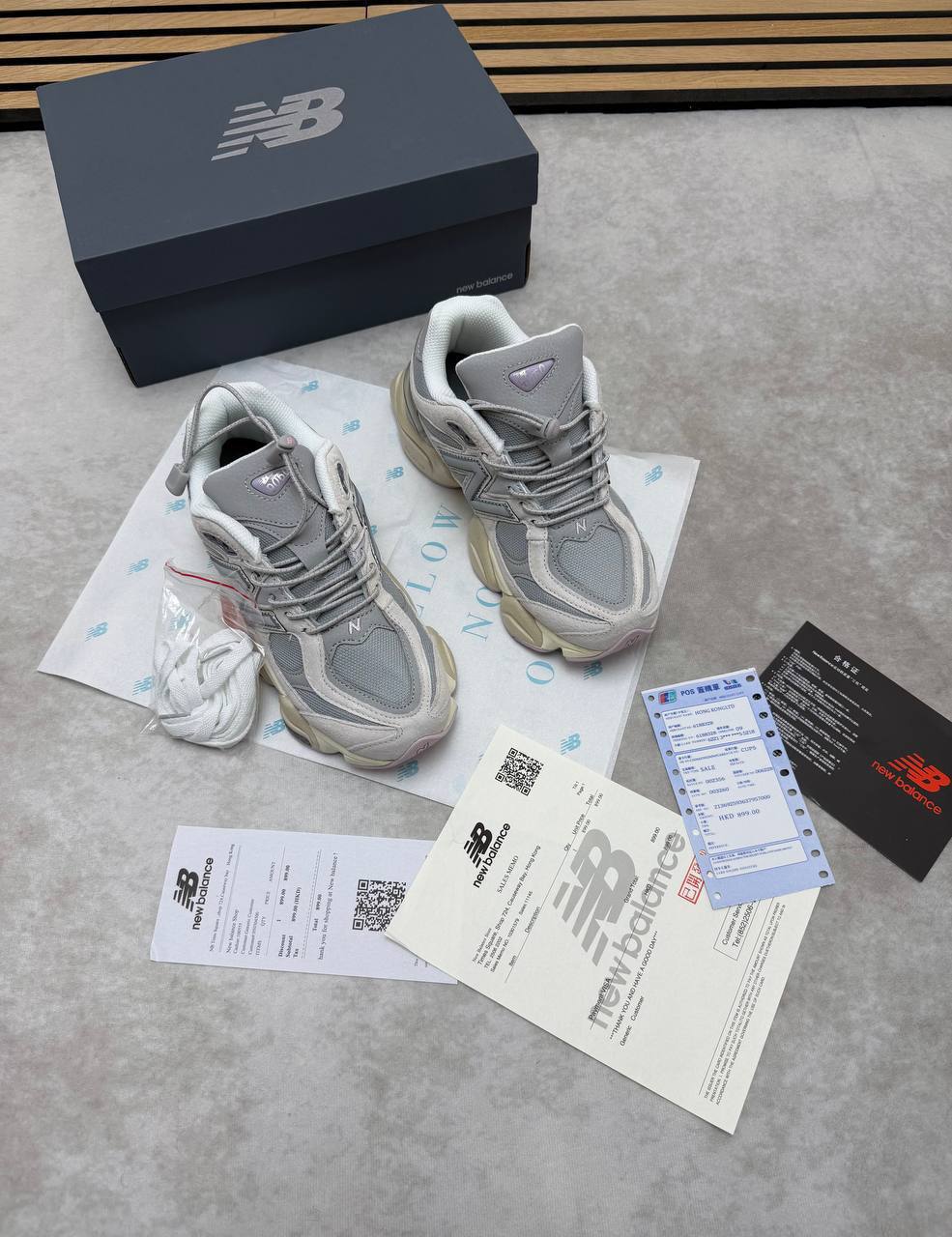 MENS NEW BALANC 9060 COME WITH BOX ETC am0107