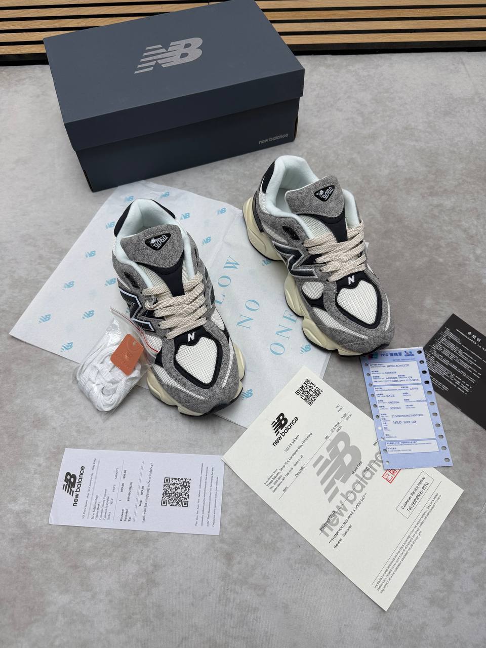 MENS NEW BALANC 9060 COME WITH BOX ETC am0107