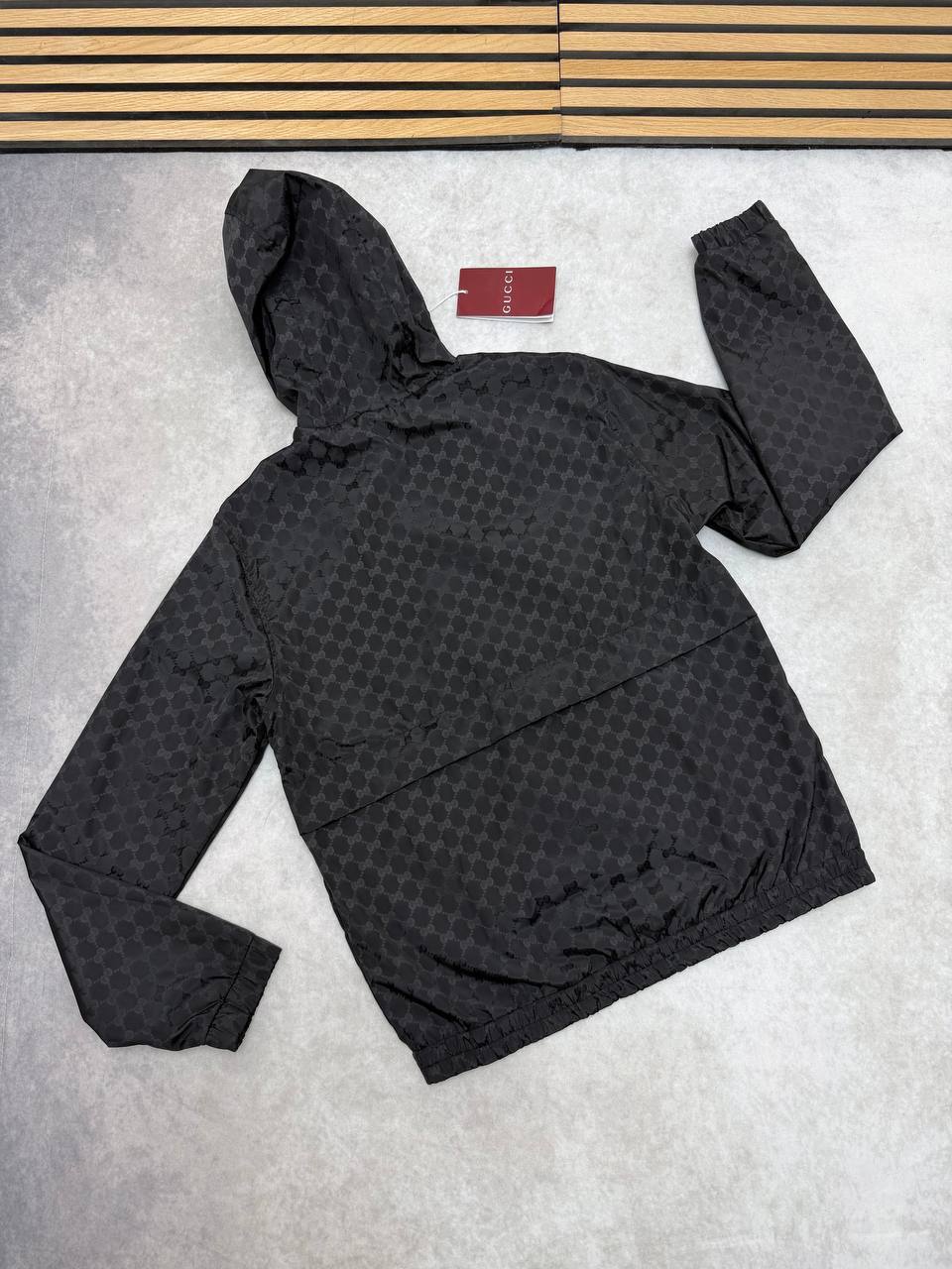 SUPER CLON GUCC GG NYLO  JACQUARD ZIP JACKET am0107