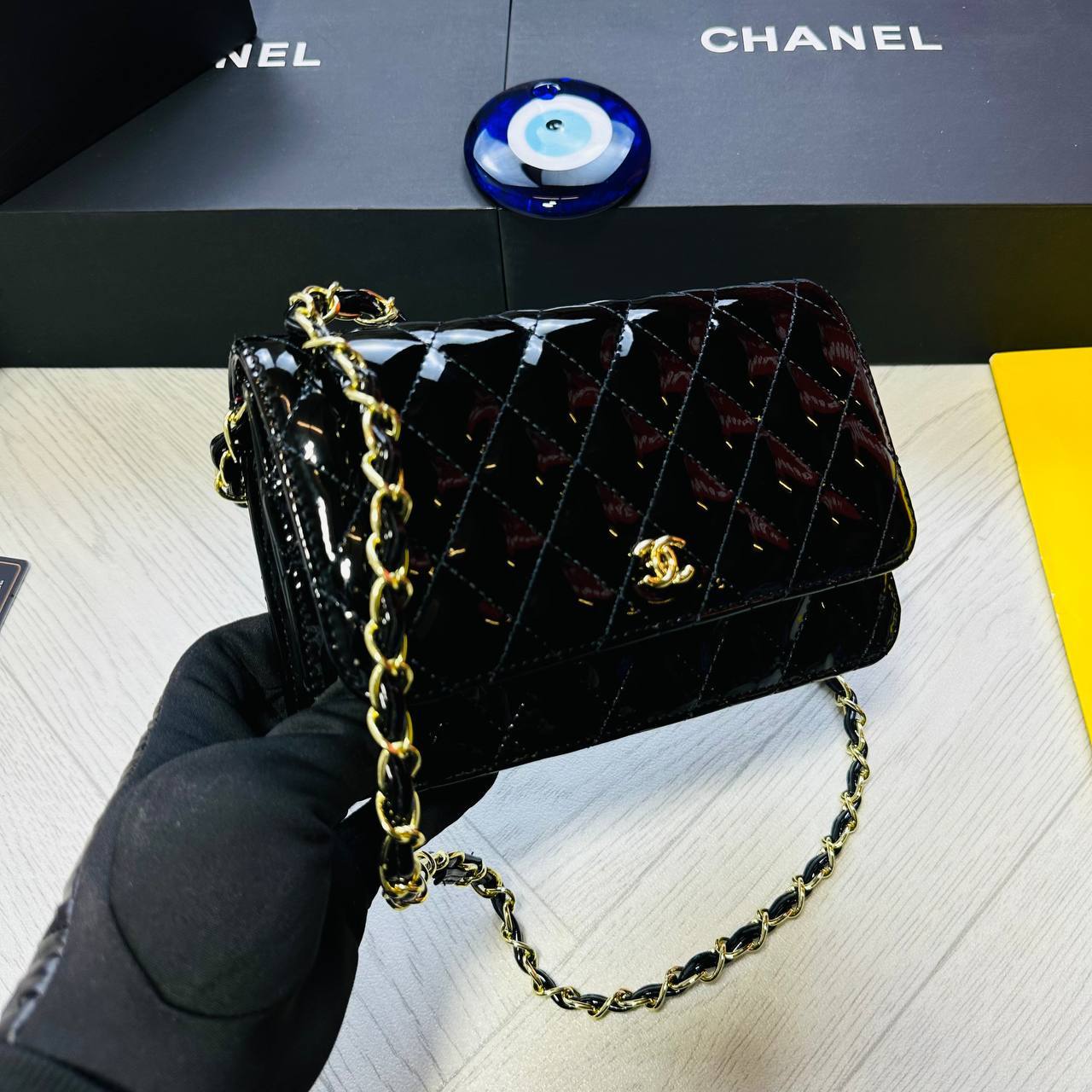 CHANE BAG WHIT BOX to0104