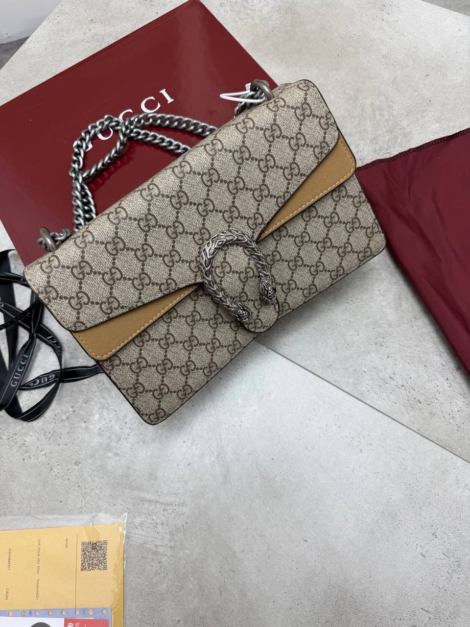 WOMENS GUCC BAG COME  WITH BOX ETC am0807