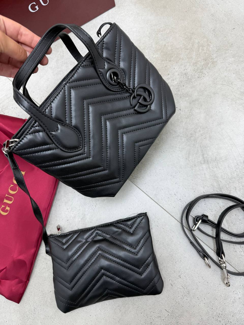 SUPER CLON  WOMENS GUCC BAG COME  WITH BOX ETC am0807
