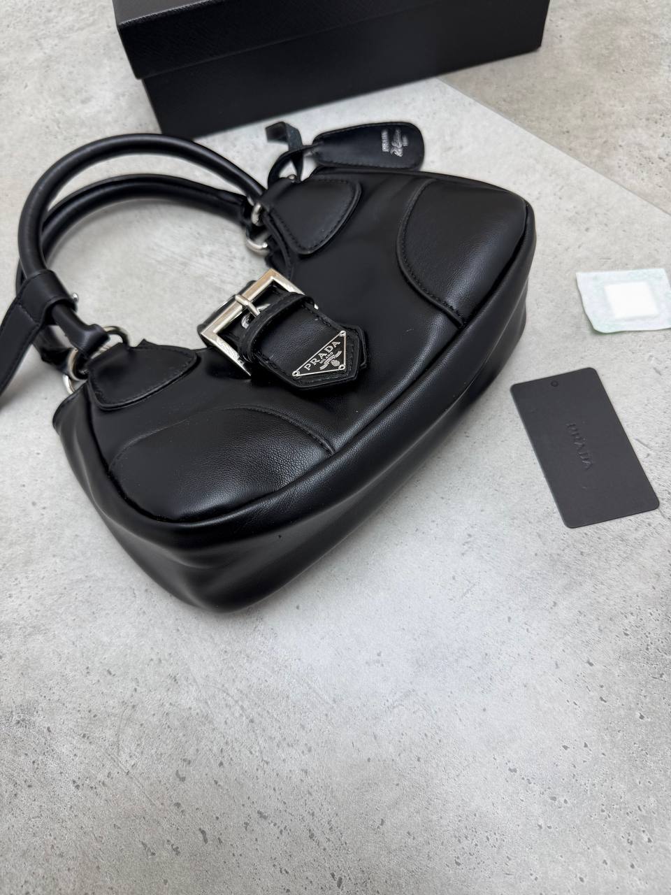 SUPER CLON PRAD LEATHER BAG COME WITH BOX ETC am0807
