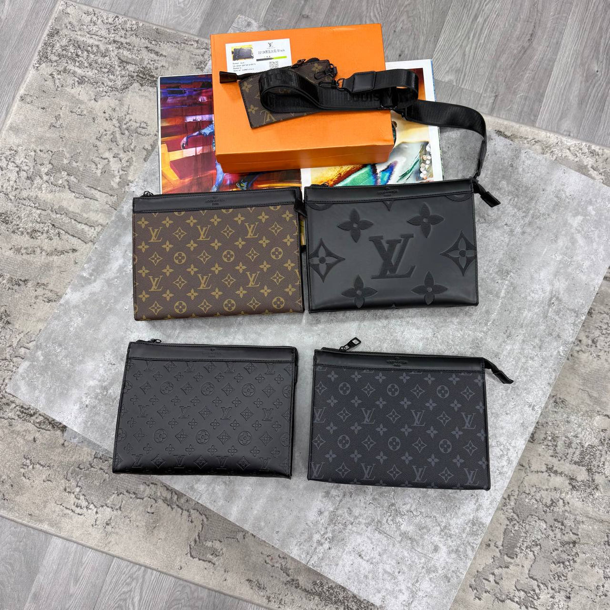 SUPER CLON LV HOLDERS WITH BOX ETC jay1809