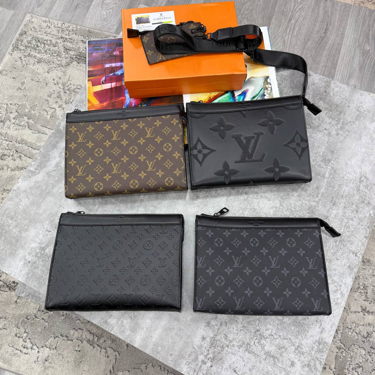 SUPER CLON LV HOLDERS WITH BOX ETC jay2408
