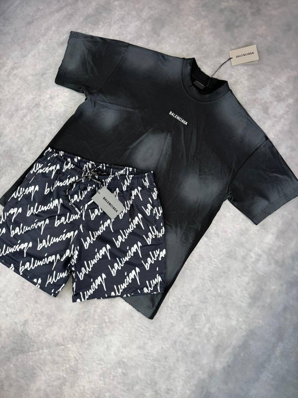 Balenciag shorts set jj1007