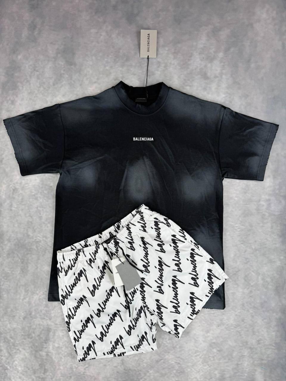 Balenciag shorts set jj1007
