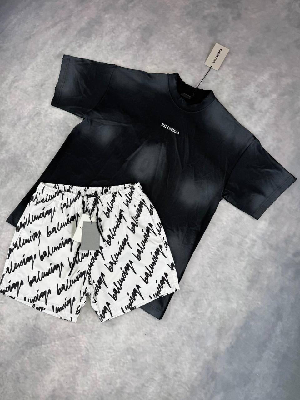 Balenciag shorts set jj1007