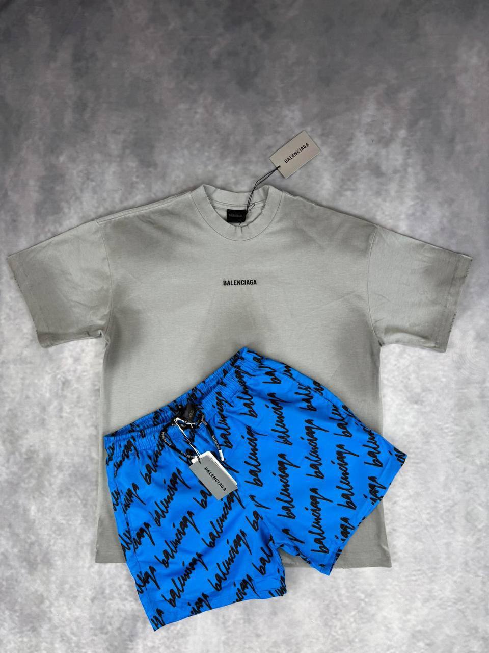 Balenciag shorts set jj1007