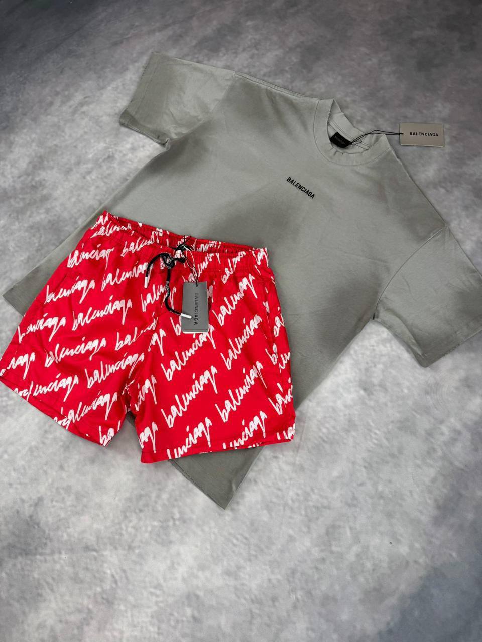 Balenciag shorts set jj1007