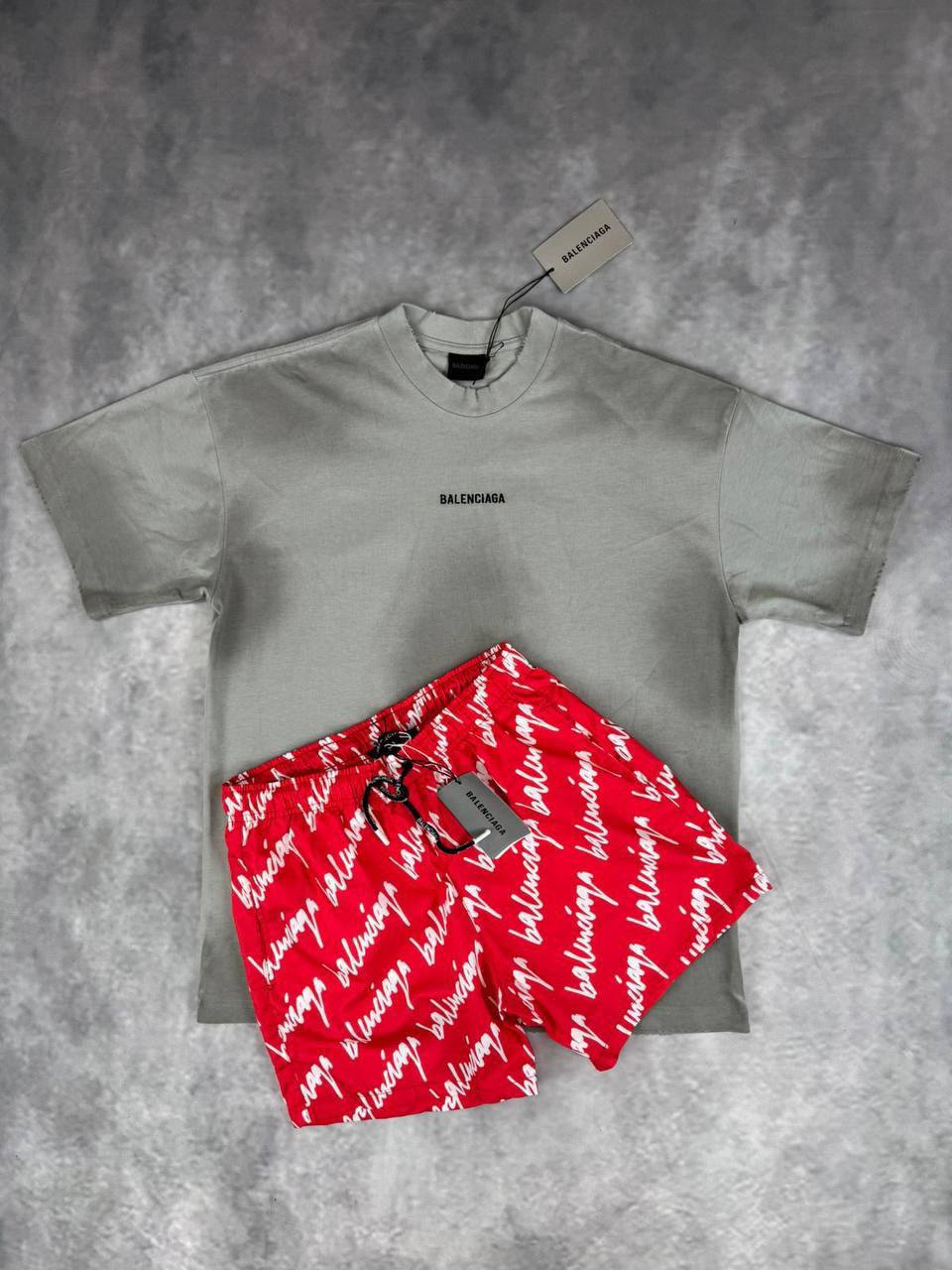 Balenciag shorts set jj1007
