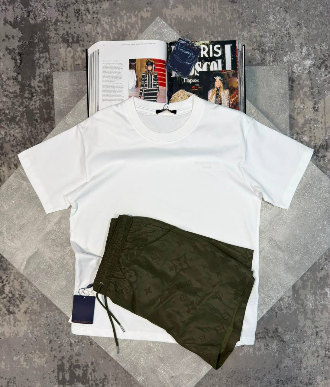 LV Shorts Set aj1107