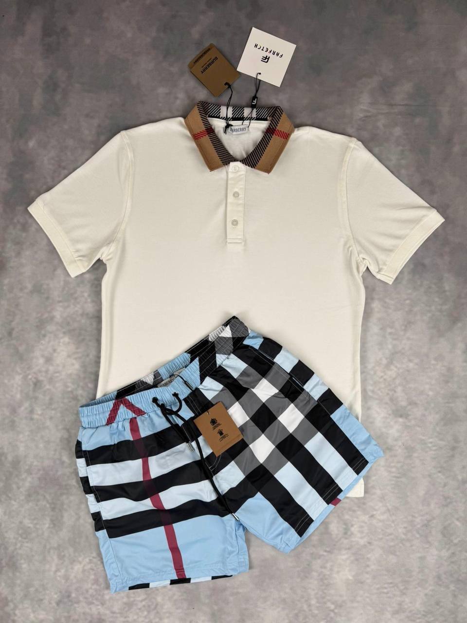 Burberr shorts set jj0604