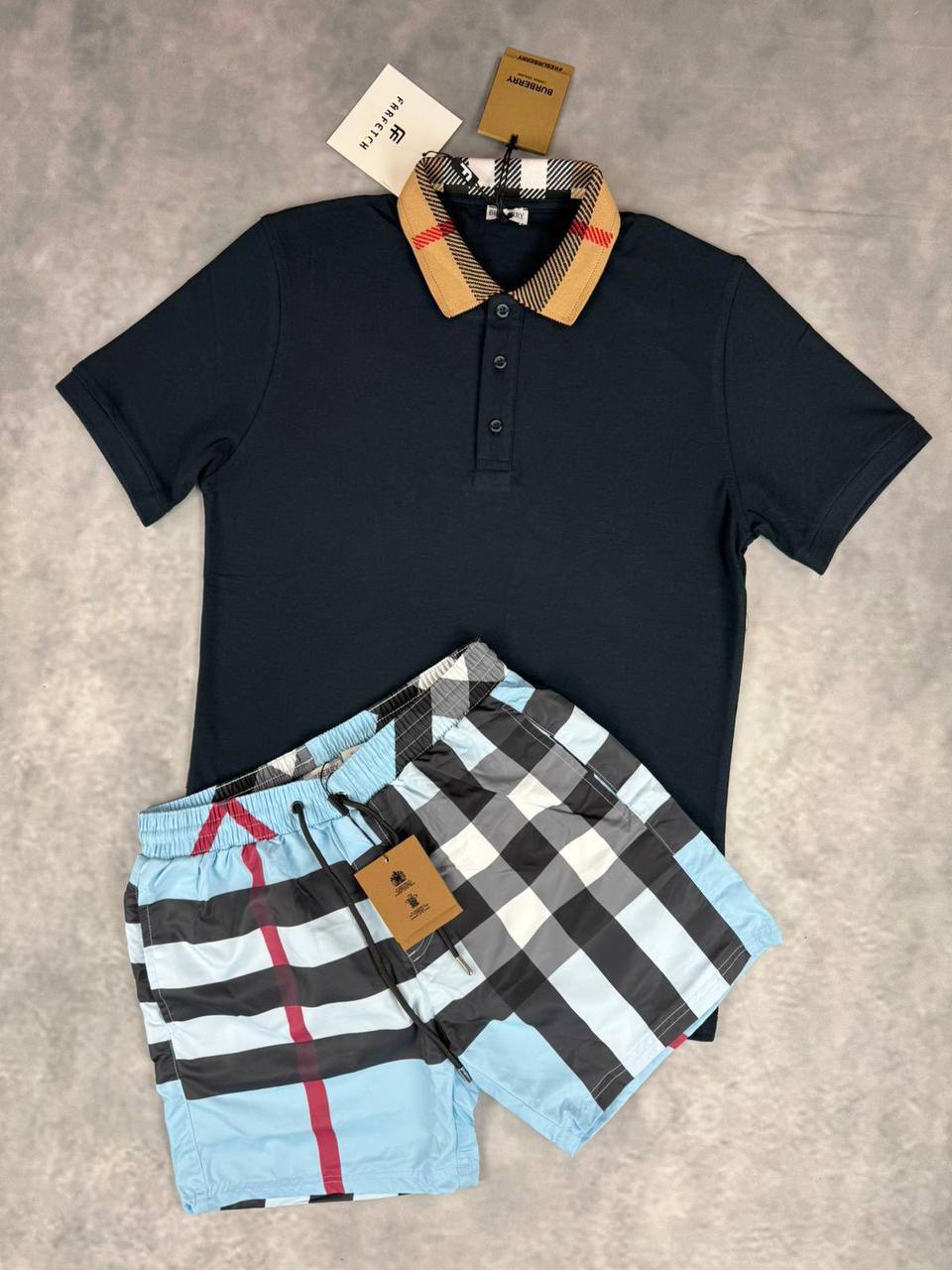 Burberr shorts set jj0604