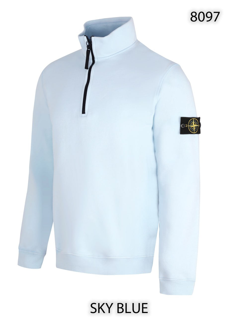 SUPER CLON STONE  HALF ZIP SWEATS jay1609