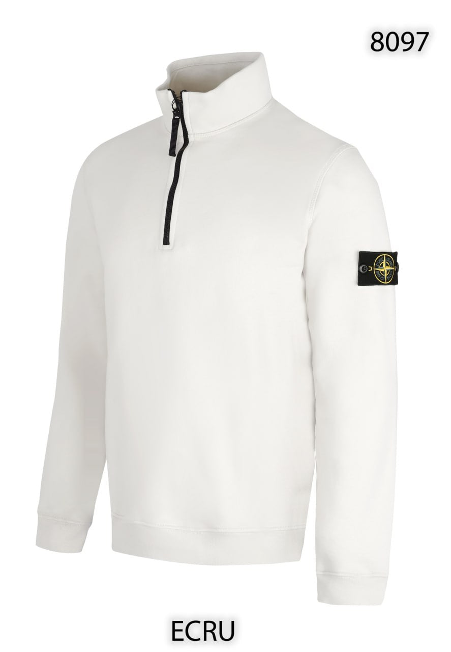 SUPER CLON STONE  HALF ZIP SWEATS jay1609