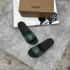 HIGH END BURBERR SLIDES MENS WITH FULL PACKAGING ETC jay2307