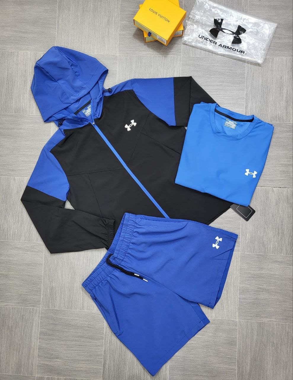 QUALITY UNDER ARMOU 3PCS SHORT SET ak1807