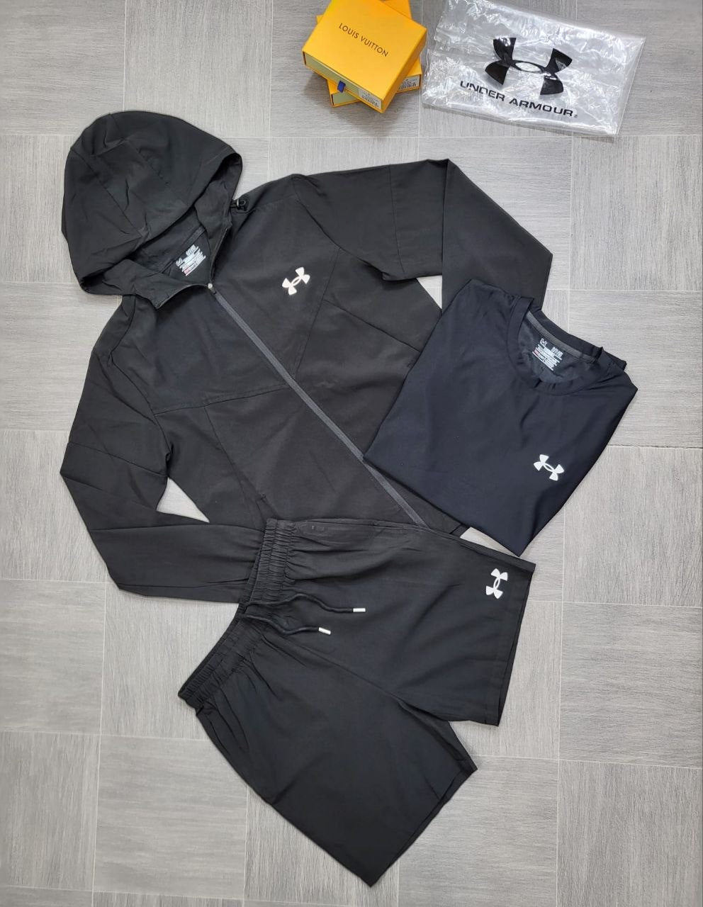 QUALITY UNDER ARMOU 3PCS SHORT SET ak1807