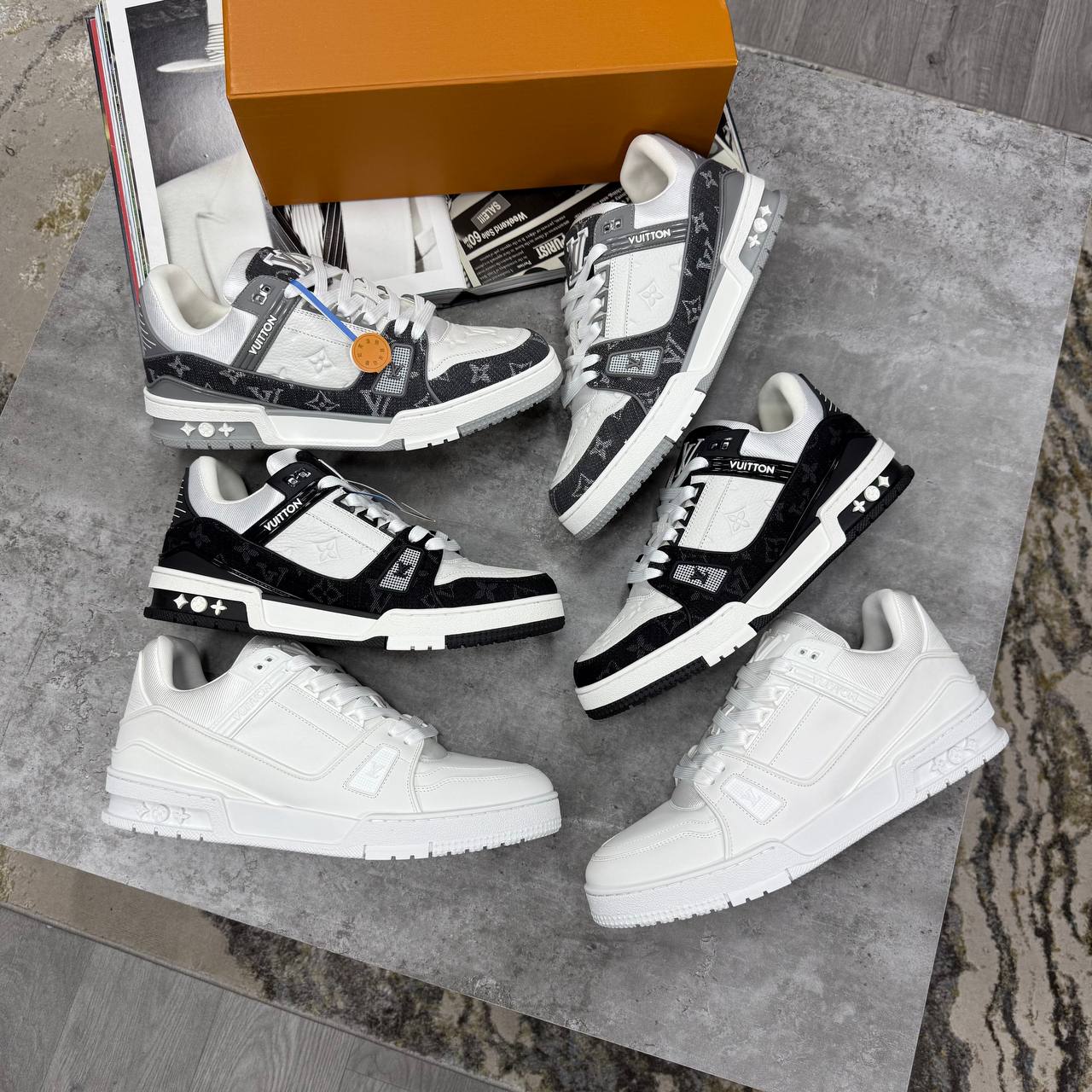 HIGH END LV SNEAKERS TRAINERS WITH FULL PACKAGING ETC jay0208