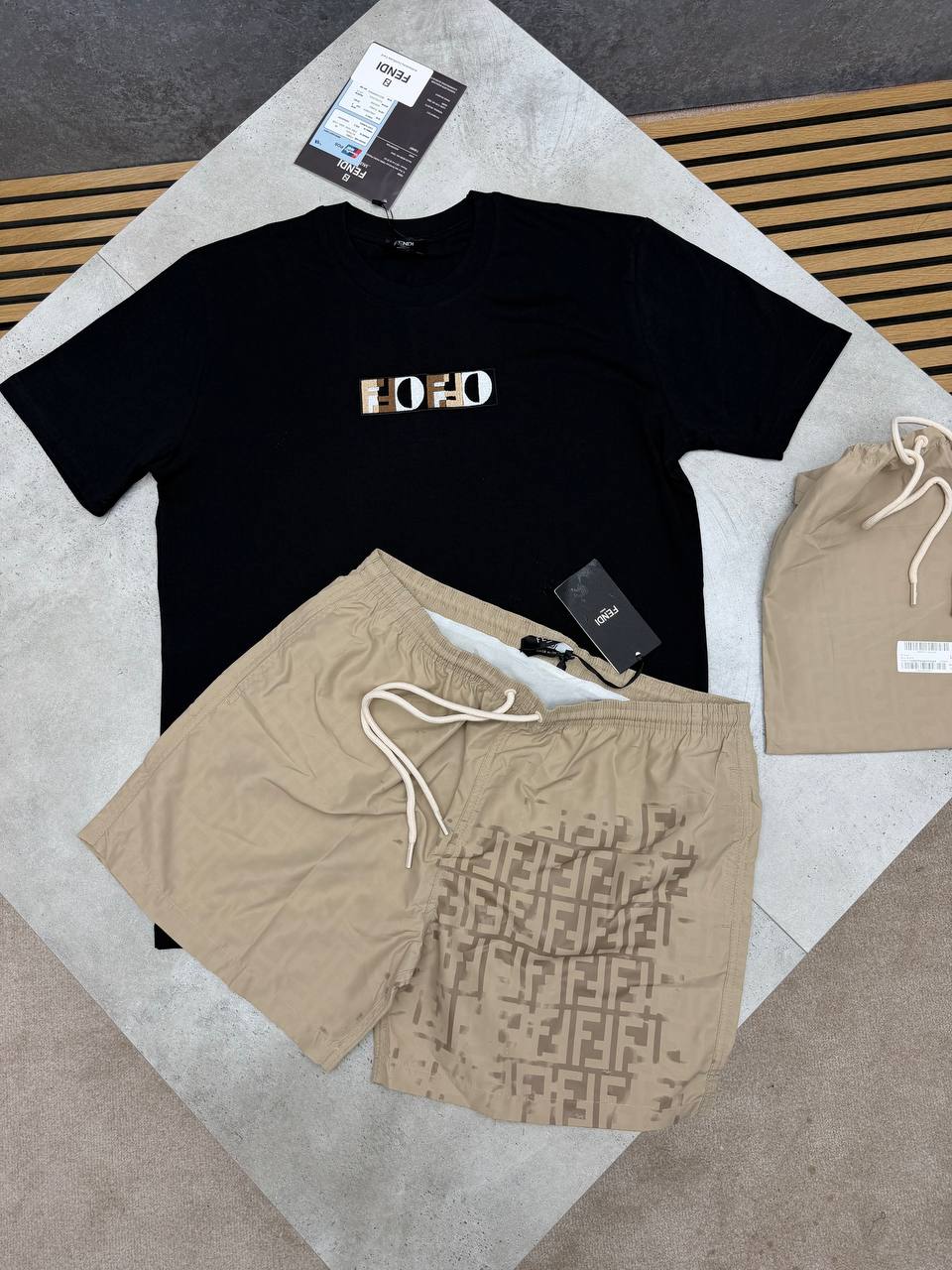 SUPER CLON FEND SHORT SET am2207