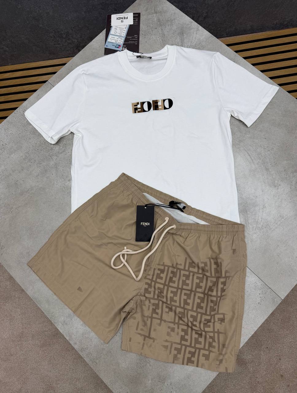 SUPER CLON FEND SHORT SET am2207