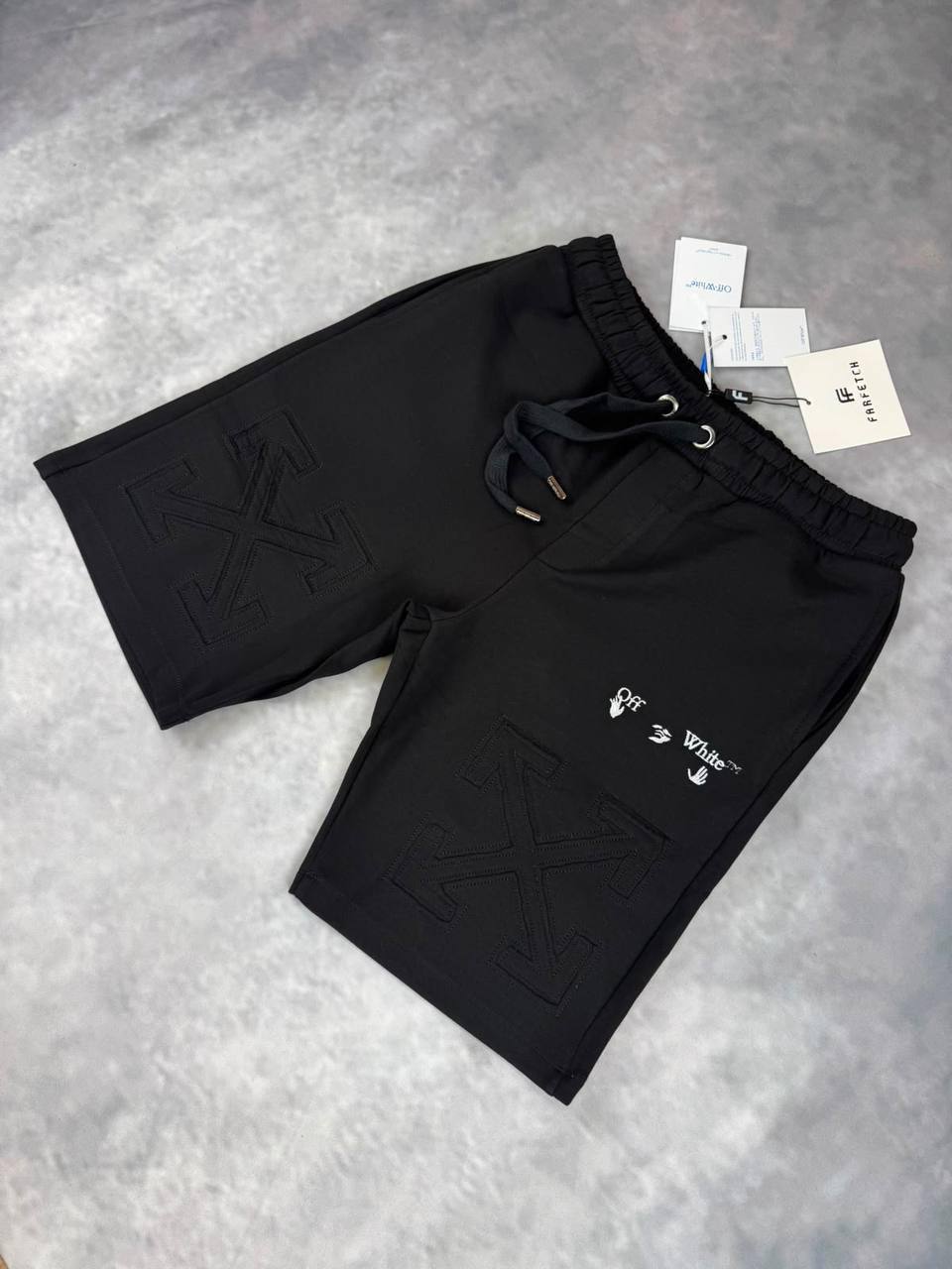 Off-white cotton shorts jj2507
