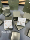 VA CLEEF & ARPEL NECKLACE EARRING AND BRACLET SET WITH FULL PACKING am2908