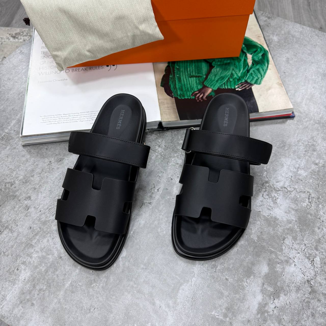 HIGH END HERM CHYPRE SANDAL WITH FULL PACKAGING ETC jay1008