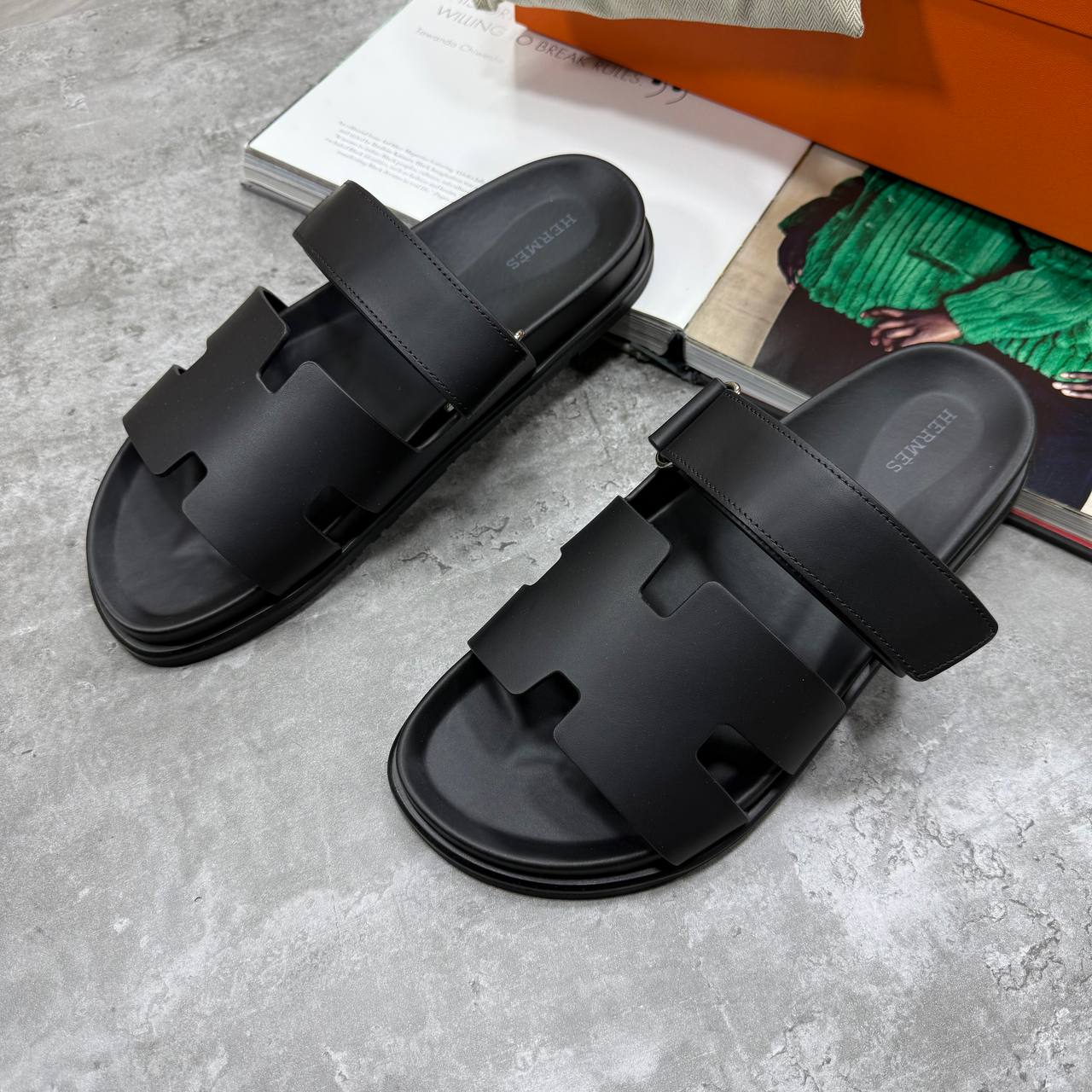 HIGH END HERM CHYPRE SANDAL WITH FULL PACKAGING ETC jay1008