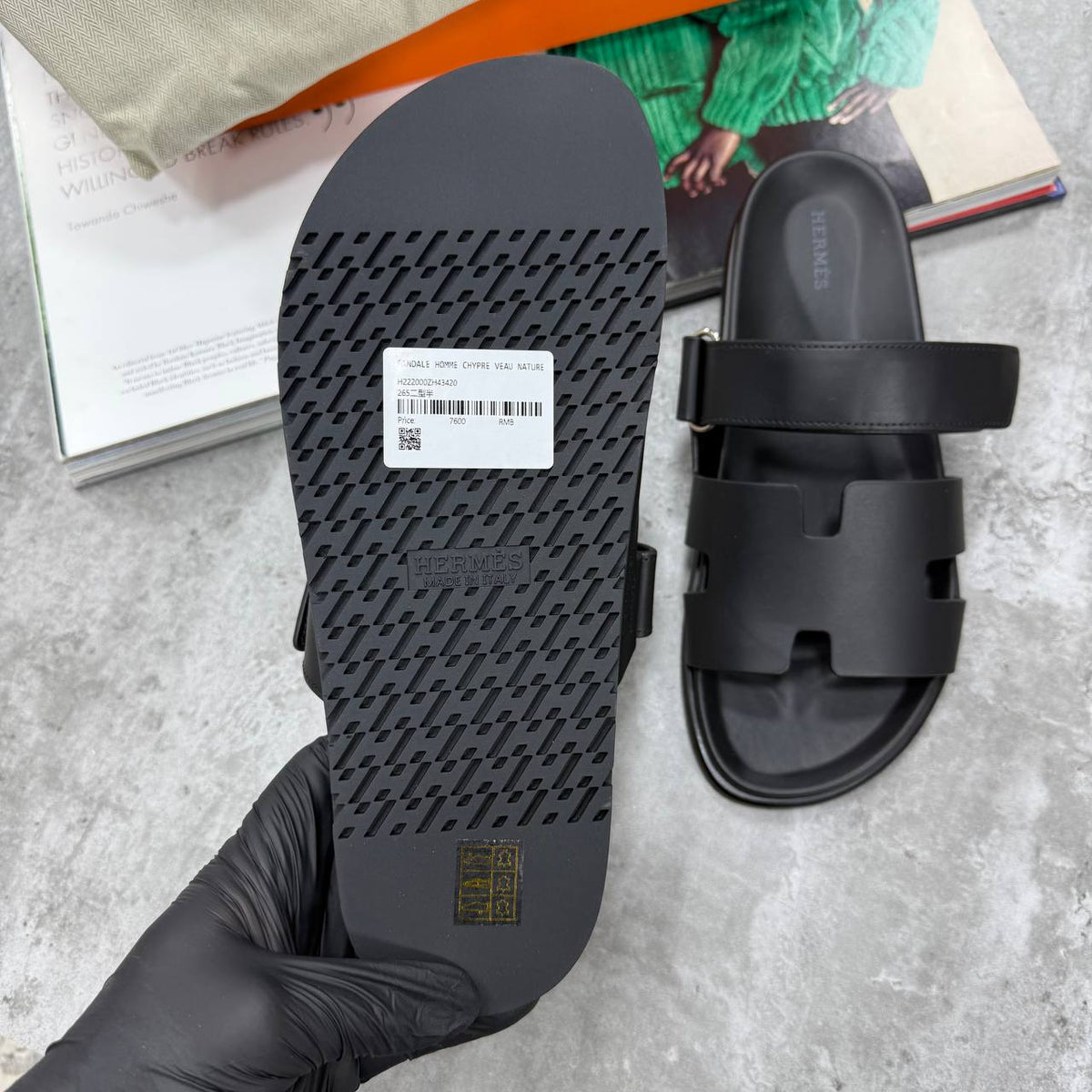 HIGH END HERM CHYPRE SANDAL WITH FULL PACKAGING ETC jay1008