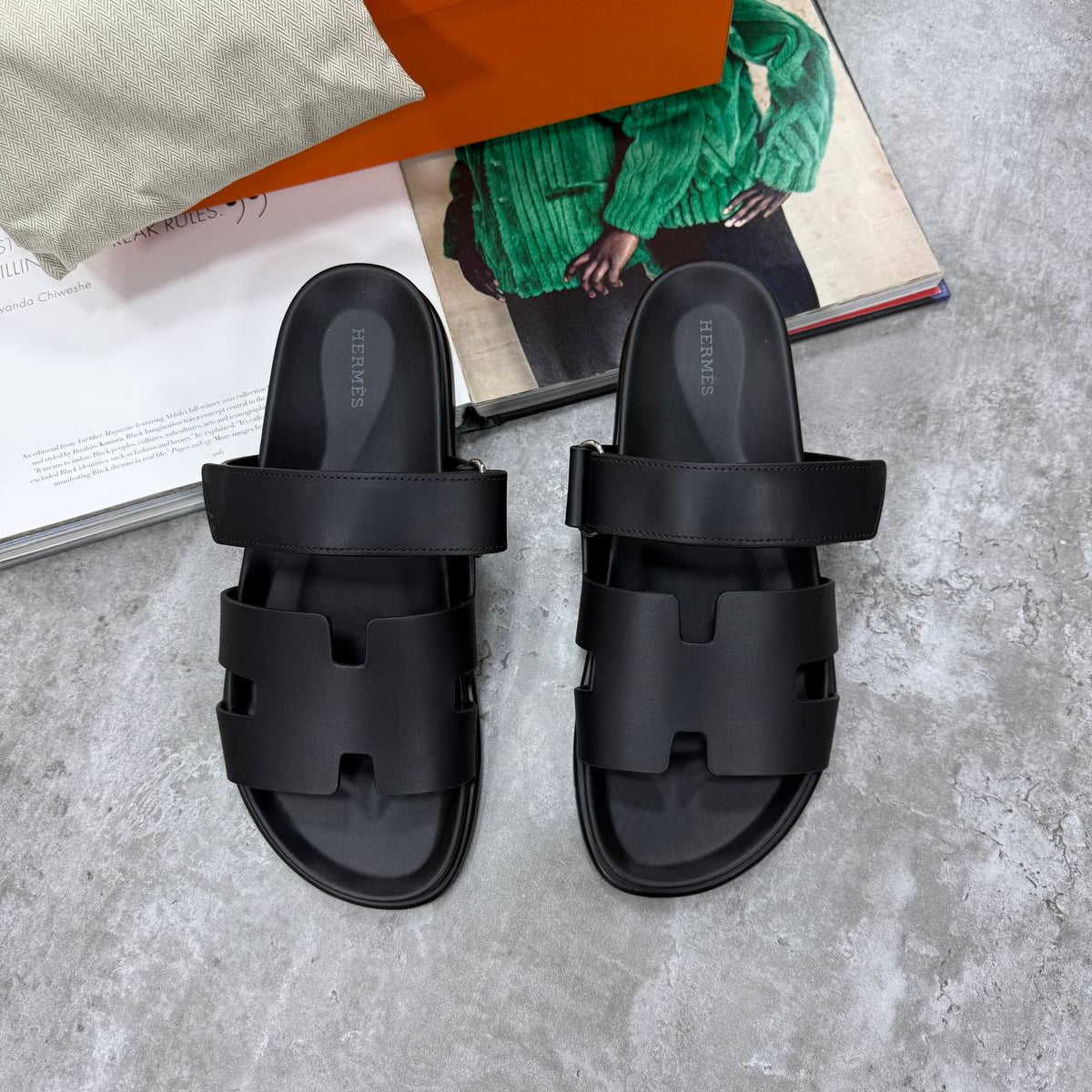 HIGH END HERM CHYPRE SANDAL WITH FULL PACKAGING ETC jay1008