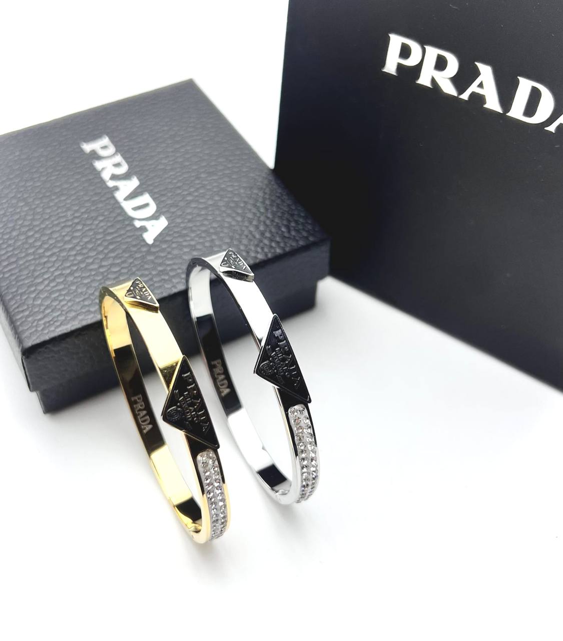 Prda bangles with box and carrier bag sa1010