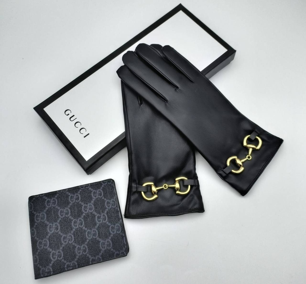 Guci gloves and wallet gift set sa1010