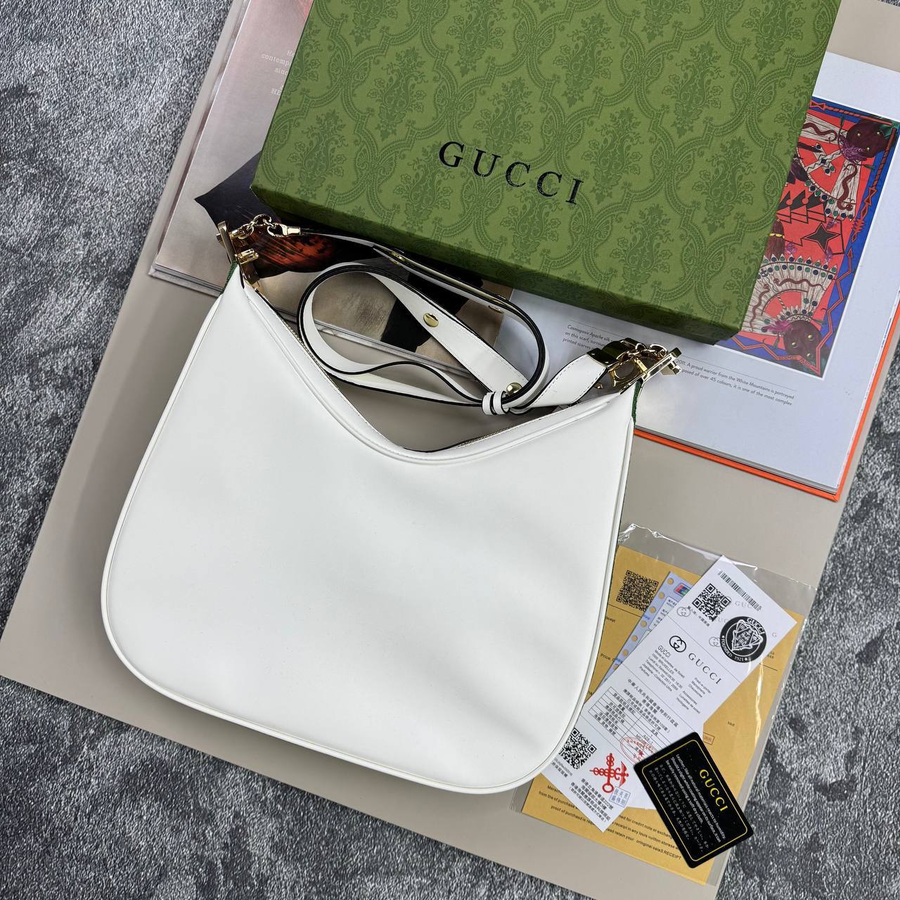 Gucc bag duper clon quality woth box sa3007