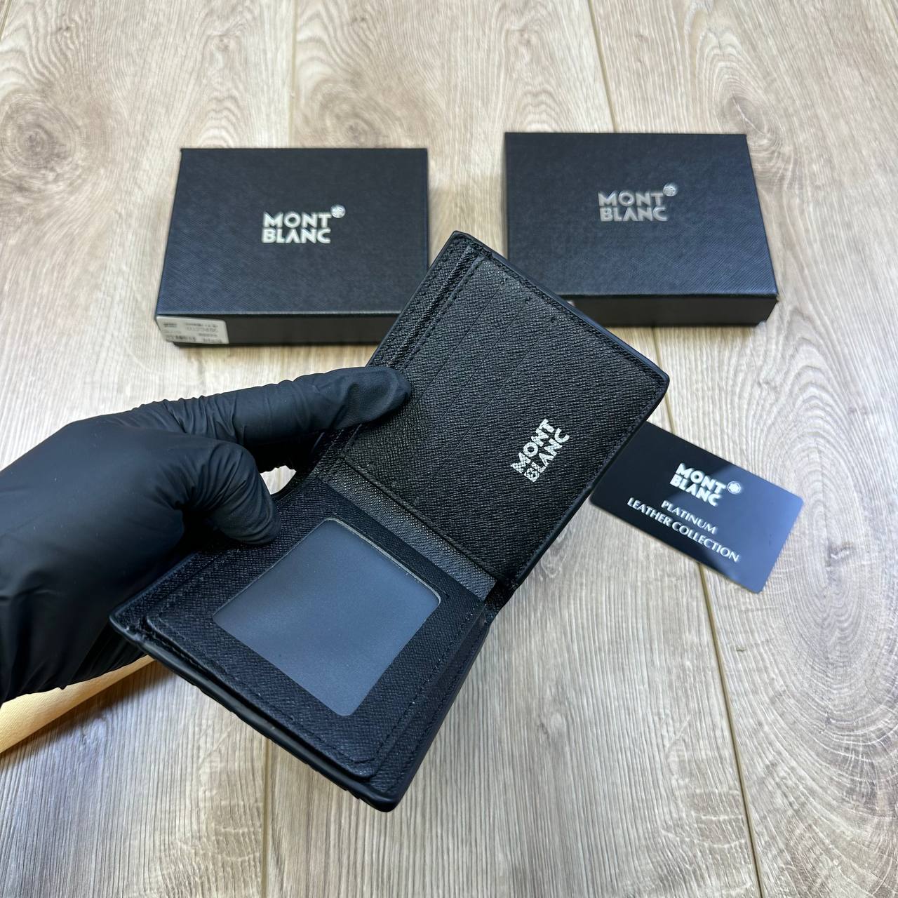 Mon Blanc men’s Wallet Comes with boxes to0208
