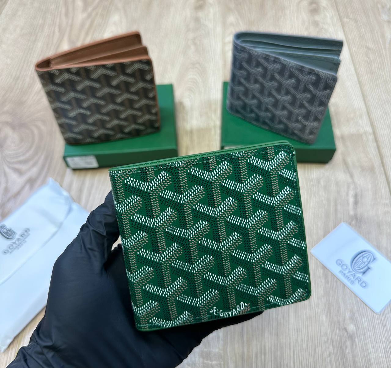 Goyar men’s Wallet Comes with boxes to0208