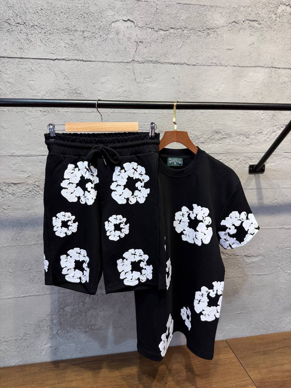 Super clon  Deni Tears Shorts Set to0508