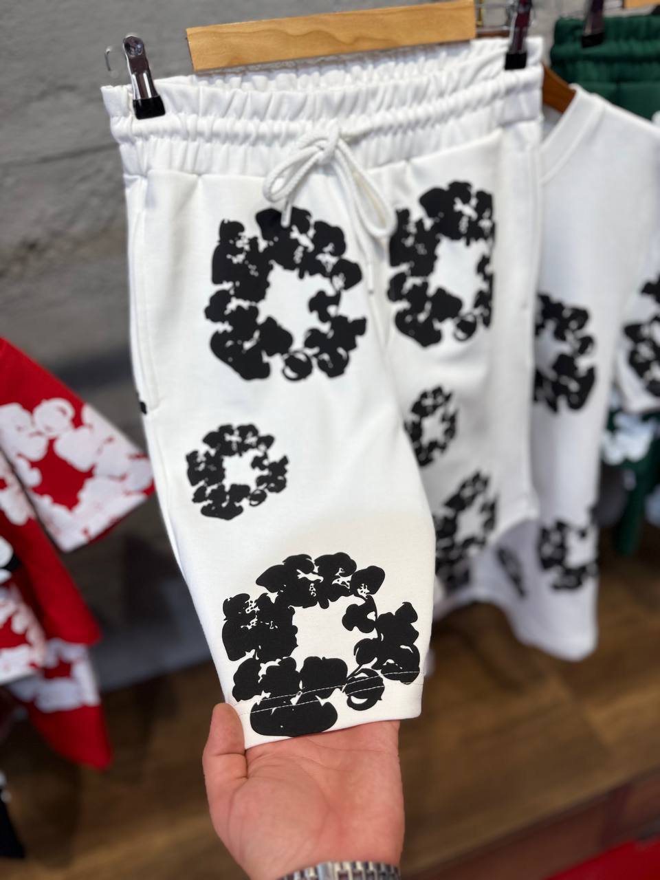 Super clon  Deni Tears Shorts Set to0508