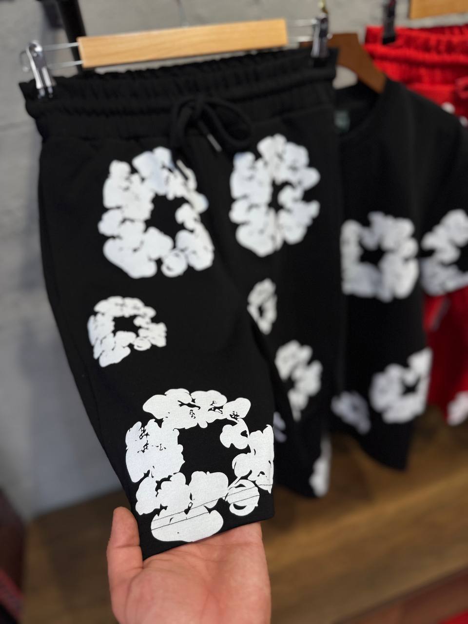 Super clon  Deni Tears Shorts Set to0508