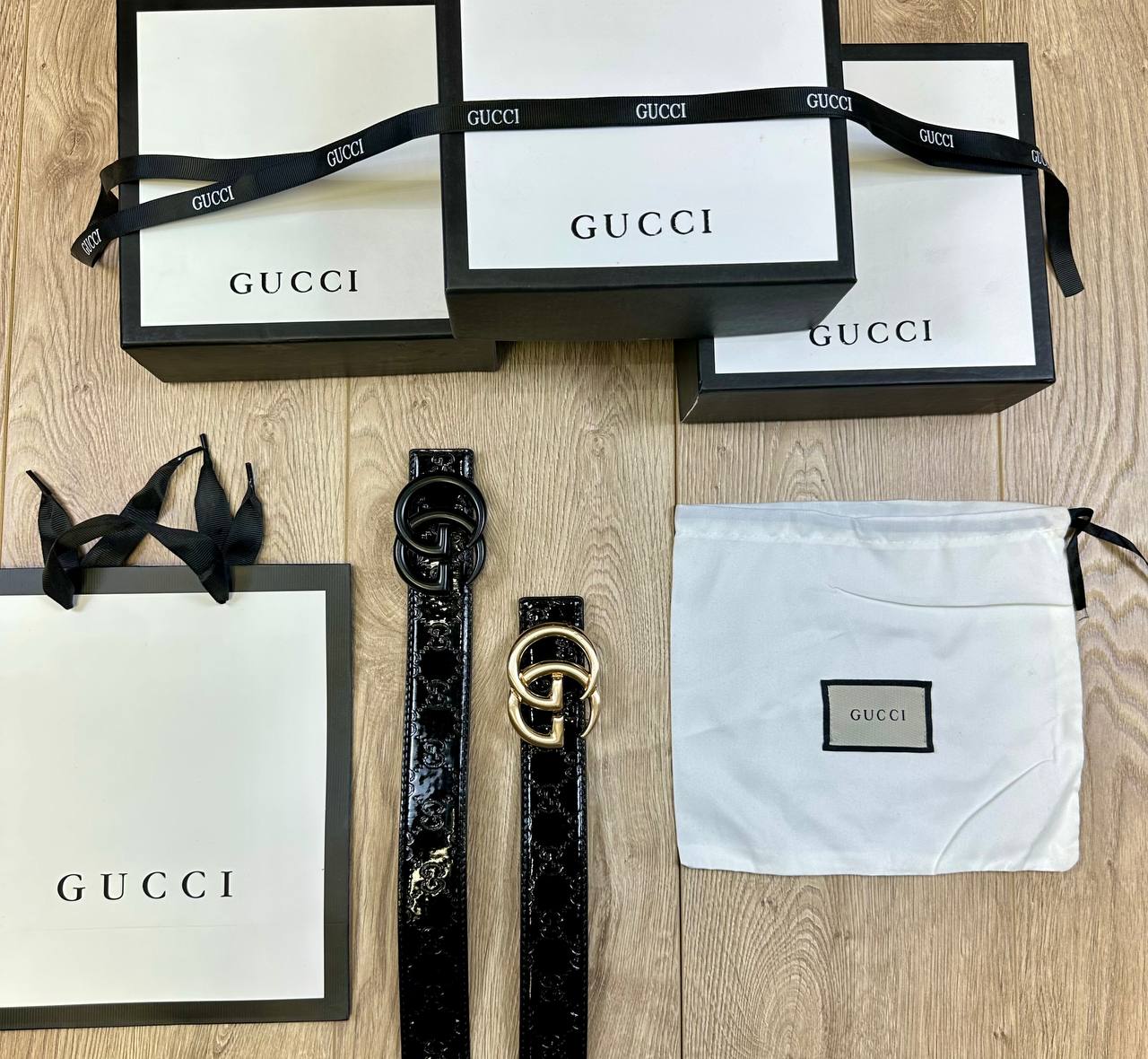 GUCC BELT COMES WITH BOX DUST BAG AND SHOPPING BAG to0508