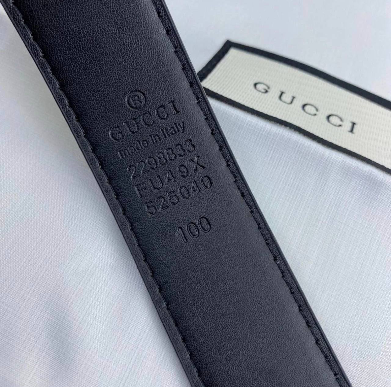 GUCC BELT COMES WITH BOX DUST BAG AND SHOPPING BAG to0508