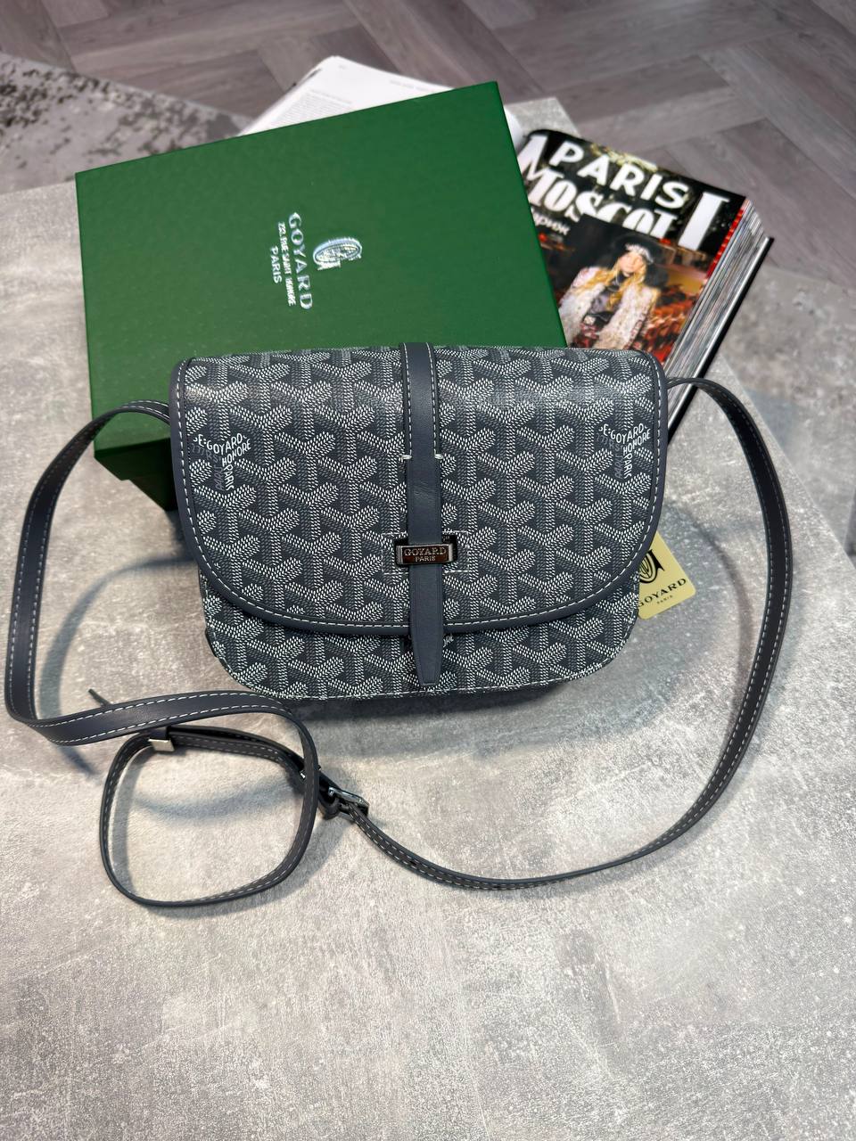 Super Clon Goyar Mens Bags Boxed and Packaged aj0508